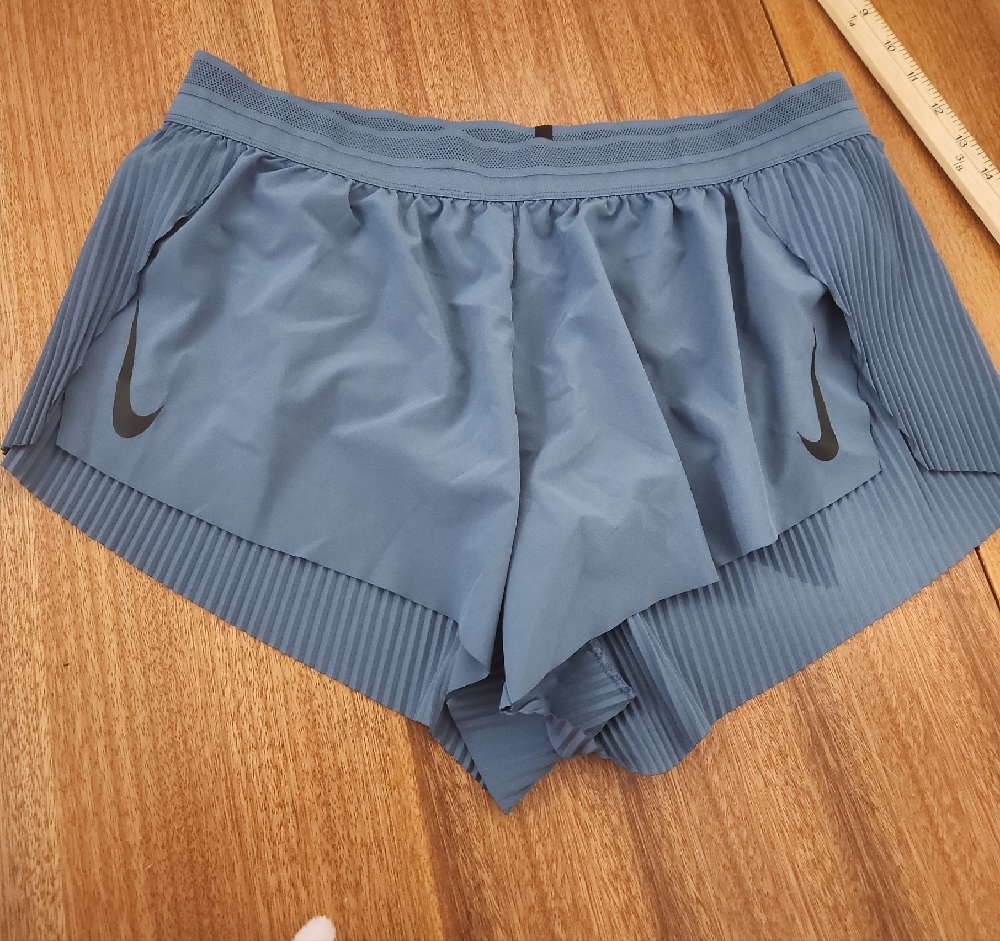 Nike Aeroswift Blue Running Shorts Sz L - Picture 7 of 15